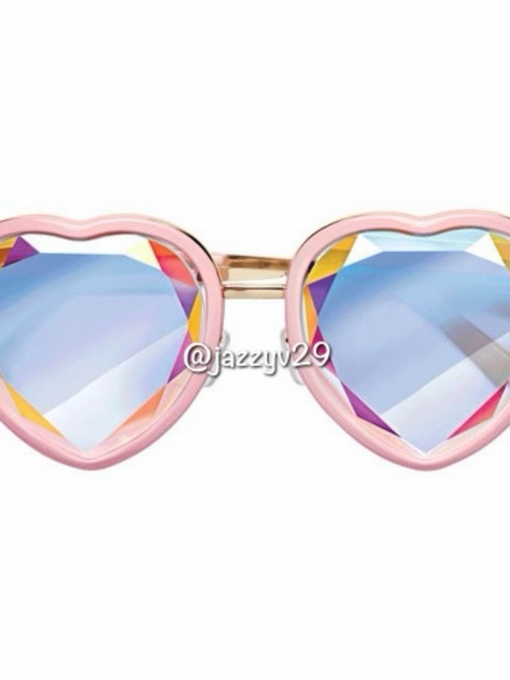 💗Too Faced x Holes Heart Shaped, Kaleidoscope Sunglasses💗